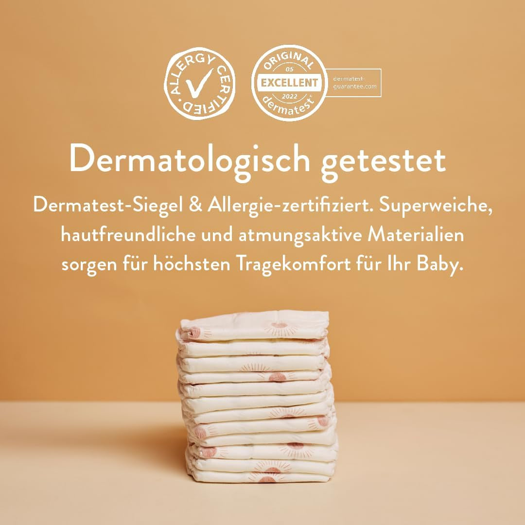 Pieluchy dziecięce rozmiar 3M (4-8 kg) - 1 worek 28 szt. - Nie zawierają szkodliwych substancji, są przyjazne dla środowiska, bardzo chłonne, nadają się do stosowania na noc, ultracienkie i miękkie - Wyprodukowano w Danii