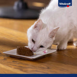 Vitakraft Poésie Mousse, mokra karma dla kotów, pianka napowietrzana, z łososiem, bez dodatku cukru i zbóż (12 x 85g)