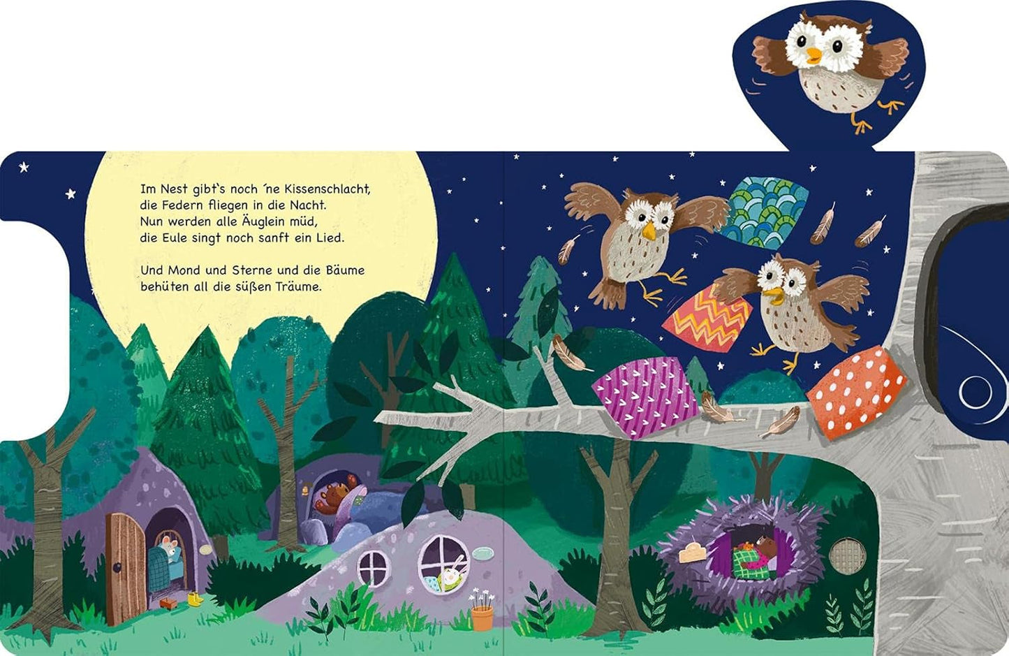 Shoo, shoo, teraz też śpij!: Suwak i 11 dźwięków | Innowacyjna książeczka z dźwiękami suwaka dla maluchów powyżej 18 miesiąca życia Bebe Naty Shop Toys