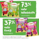 Pumpkin Organics Wieloziarniste krążki z marchewką i mango dla niemowląt (opakowanie 8 szt.) Bez dodatków Przekąski dla dzieci od 12. miesiąca życia – bez alergenów² i bezglutenowe³ Chrupiące przekąski dla dzieci (8 x 20 g)