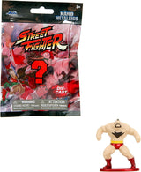 Figurka Street Fightera Jada Toys (1X tajemnicza figurka w opakowaniu w ciemno) - szczegółowa figurka kolekcjonerska Nano (4 cm), 1 z 13 metalowych figurek Street Fighter dla fanów i kolekcjonerów w wieku 3+, figurki Wave 1 Naty Shop