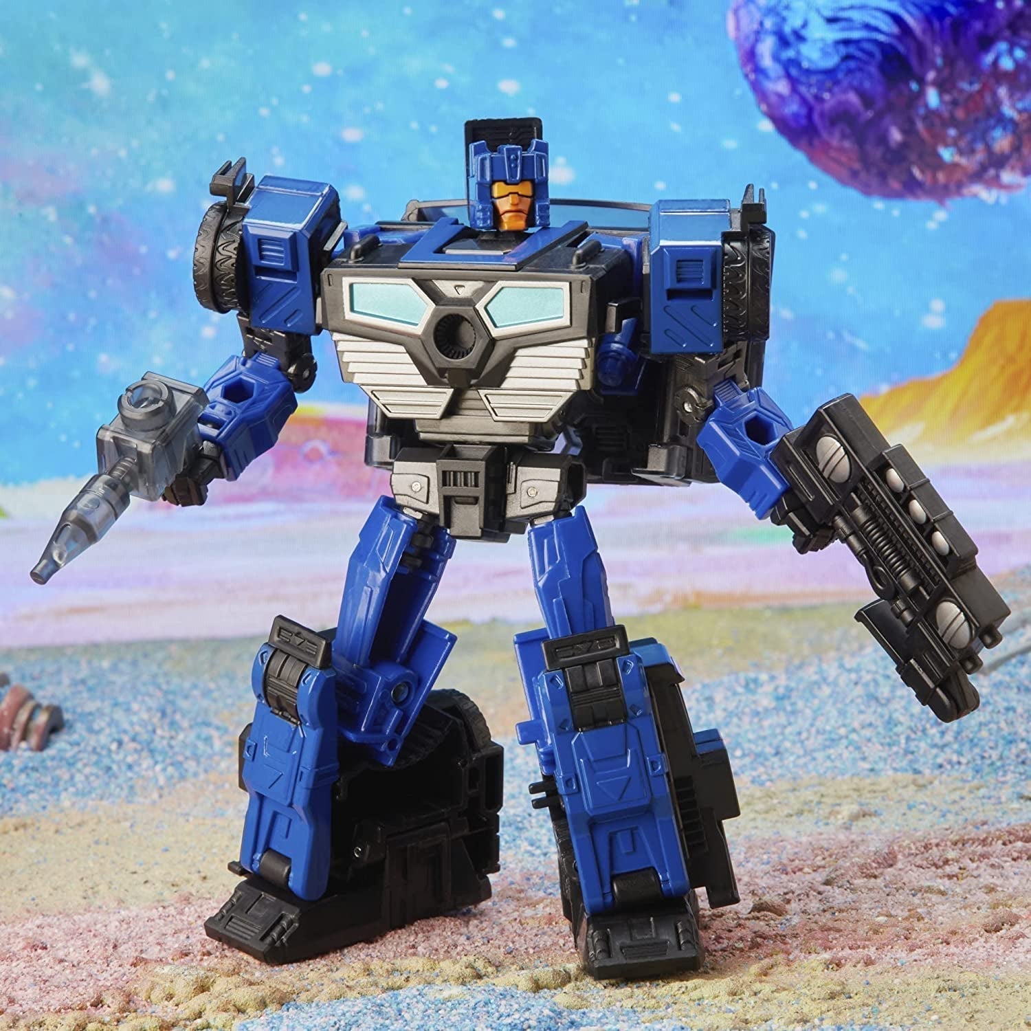 Transformers Generations Legacy Toy 14 cm duża figurka Deluxe ze skrzynią korbową, wiek 8+ Figurki Naty Shop