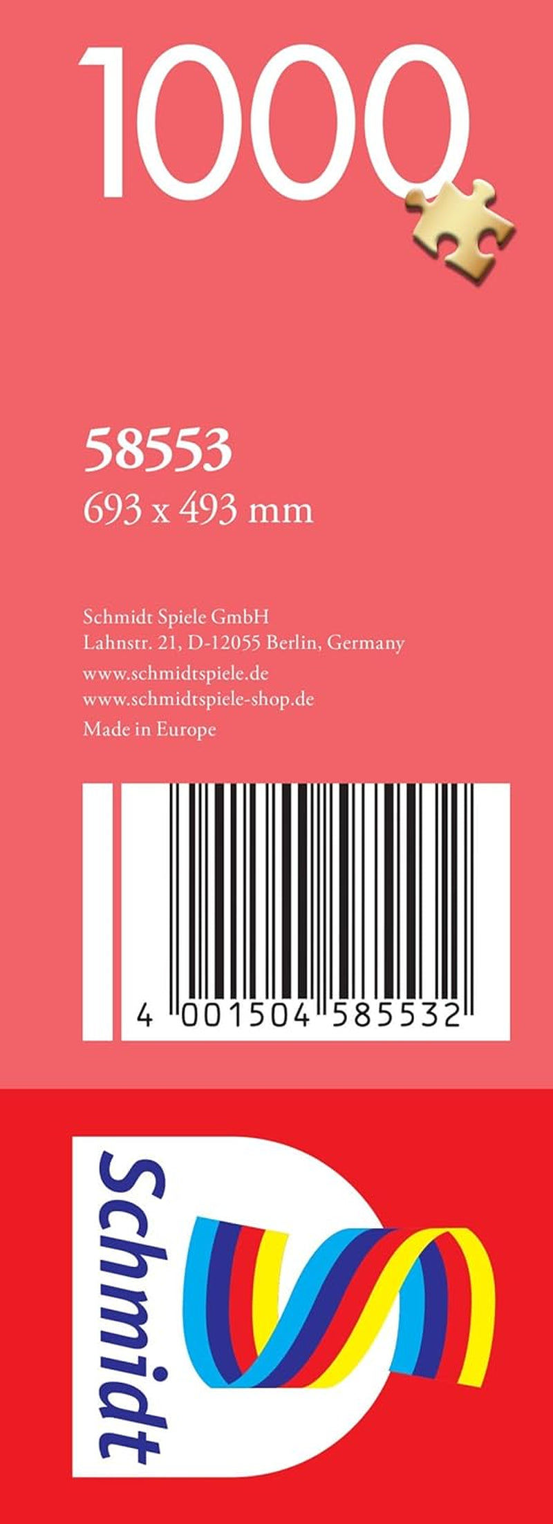 Schmidt Spiele 58553 Chuck Pinson, Złoto wieczornego brzegu, układanka 1000 elementów Puzzle Naty Shop