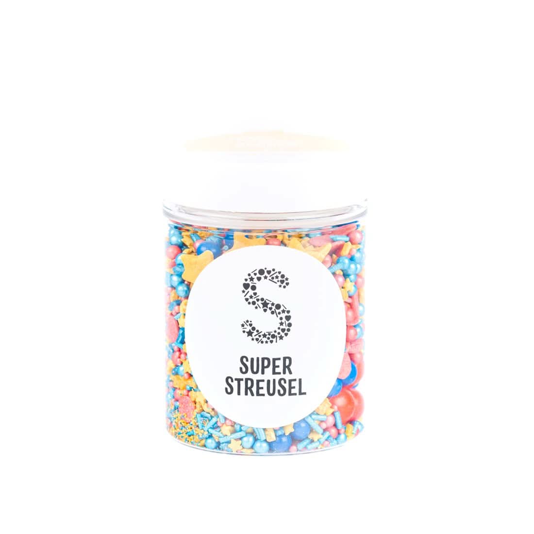 Super Streusel SuperErou, mieszanka posypek, 90 gramów Sprinkles Naty Shop