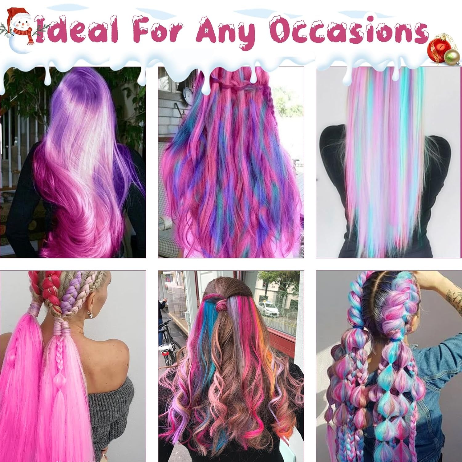 Zmywalna różowa tymczasowa farba do włosów Tymczasowa farba do włosów w kolorze naturalnego wosku Pomada Zmywalna farba do włosów dla mężczyzn Kobiety Impreza Cosplay Halloween Świąteczna farba do włosów Naty Shop