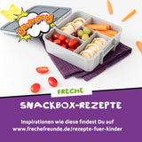 FRECHE FREUNDE KIDS, Bobs & DIKKAs Chrupiące musli kakaowe z bananami, Muesli z chrupiącą czekoladą dla dzieci, o niskiej zawartości cukru, bez dodatków, 100% wegańskie, 6 sztuk (6 x 280g)