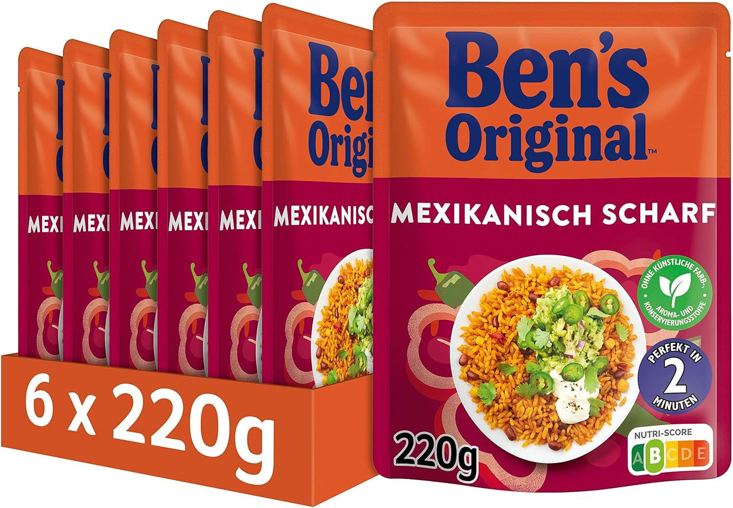 BEN'S ORIGINAL™ Meksykański ryż ekspresowy 6 x 220g