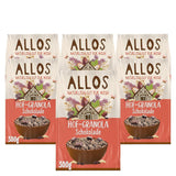 Allos Hof Granola z jagodami | Organiczne musli | Musli z jagodami | Chrupiące musli | Płatki śniadaniowe | Opakowanie 6 sztuk (6 x 300g), 1 sztuka (opakowanie 6 sztuk)