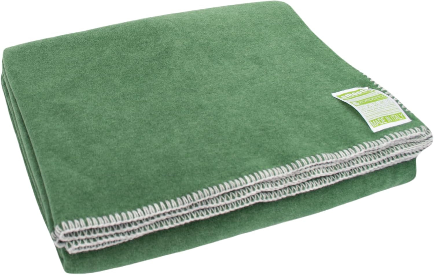 Zoeppritz od 1828 Gładki koc z polaru - Puszysty, wygodny koc z polaru - Wegański - 140X190 cm - 010 Off-White, 010 Offwhite Zoeppritz Od 1828 660 jadeit 140X190Cm