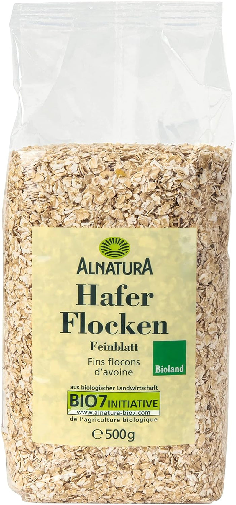 Ekologiczne płatki owsiane drobne płatki 500g (1 opakowanie)
