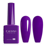 Żelowy lakier do paznokci CANNI, półtrwały, ciemnofioletowy, lakier do paznokci, żel UV, Soak Off, Manicure