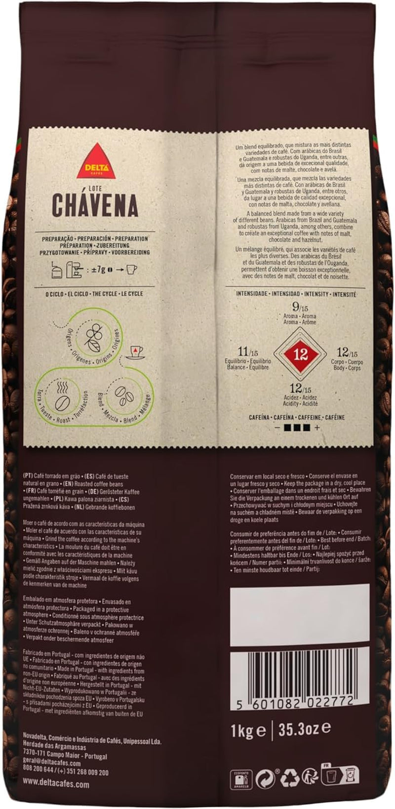 Kawa Delta Original, całe ziarna, 1 kg
