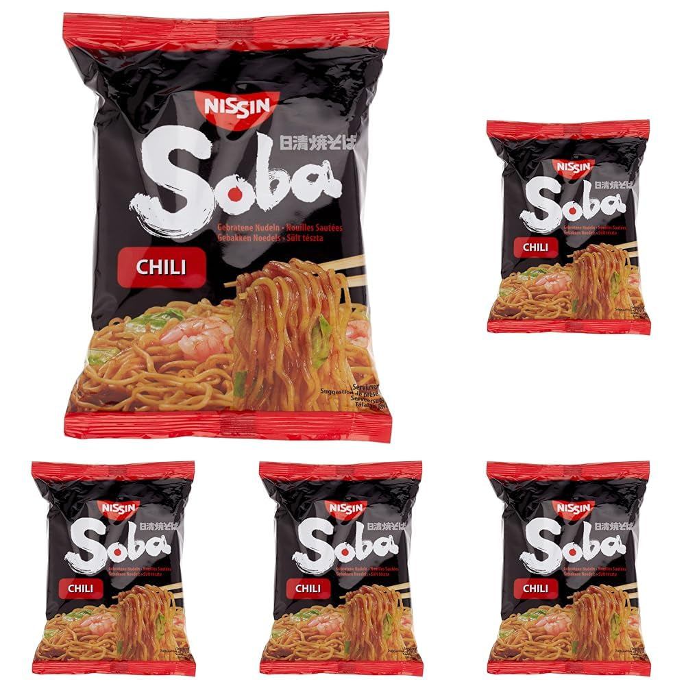 Smażony Makaron Pszenny Nissin o Smaku Chili, 111g
