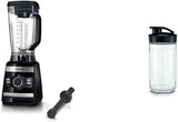 Bosch Mikser stojący Vitaboost MMBH6P6BDE, 6-Klingen-Edelstahlmesser, 2,5 l Tritan-Mixbehälter, Stopfer, 6 programów automatycznych, Rezeptbuch, Bpa-Frei, Einfache Reinigung, 45 000 U/Min, 1600 W, Schwarz Bucatarie Naty Shop Bundle Mit Becher 300Ml 6 Automatikprogramme Deutsches Rezeptbuch