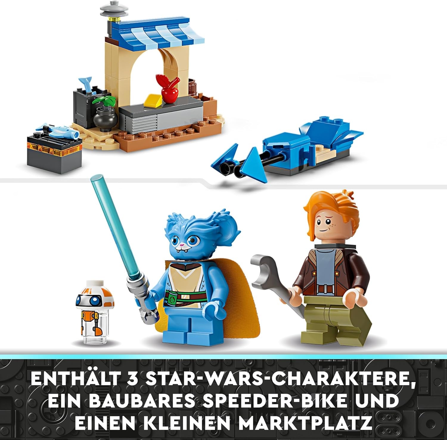 LEGO Star Wars: Przygody młodego Jedi Karmazynowego Firehawka, zestaw startowy dla dzieci ze statkiem kosmicznym do zbudowania, ścigaczem i 3 figurkami, prezent dla chłopców i dziewcząt w wieku 4 lat 75384 Zestawy do budowania Besuche w sklepie LEGO