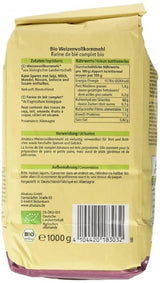 Ekologiczna mąka pełnoziarnista, 1 kg