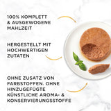 Fine Pate Gourmet Gold z warzywami, mokra karma dla kotów z pstrągiem i pomidorami, opakowanie 12 szt. (12 x 85 g)