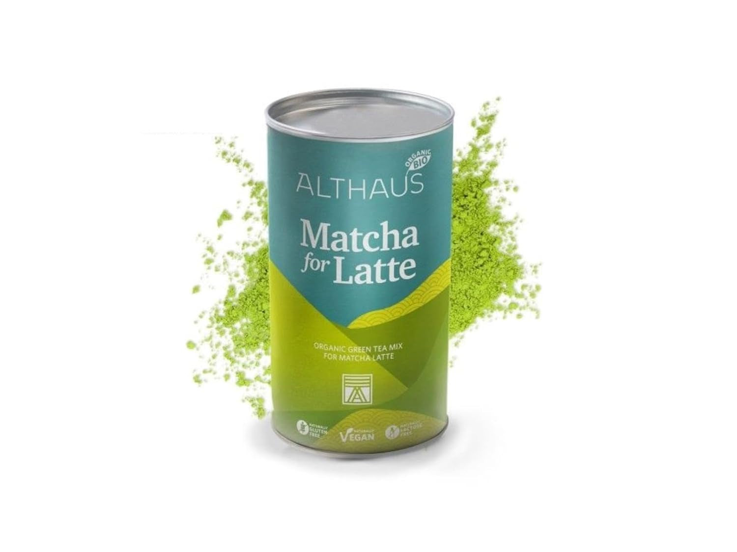 Matcha do latte Mieszanka herbat zielonych z cukrem trzcinowym, 400g, wegańska, na 20 porcji