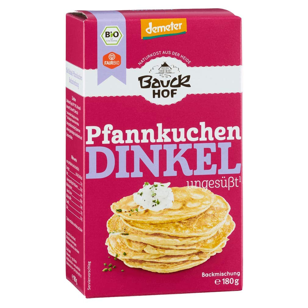 Dinkel-Pfannenkuchen, 180 G Mieszanka do pieczenia i gotowania Naty Shop 180 G (opakowanie 6Er)