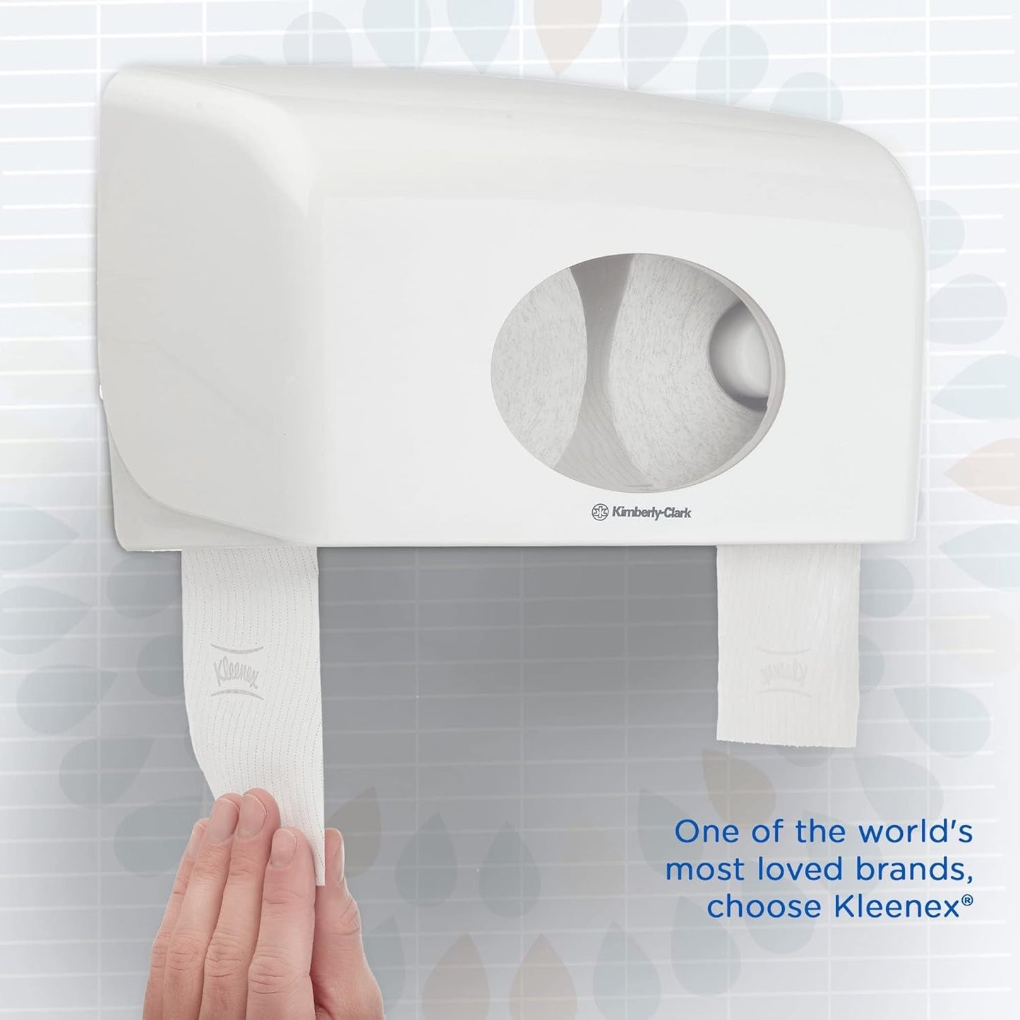 Papier toaletowy Kleenex Standard Roll 8441 – 2-warstwowy papier toaletowy – 6 opakowań po 6 rolek x 600 arkuszy każda, biały (łącznie 36 rolek/21 600 arkuszy)