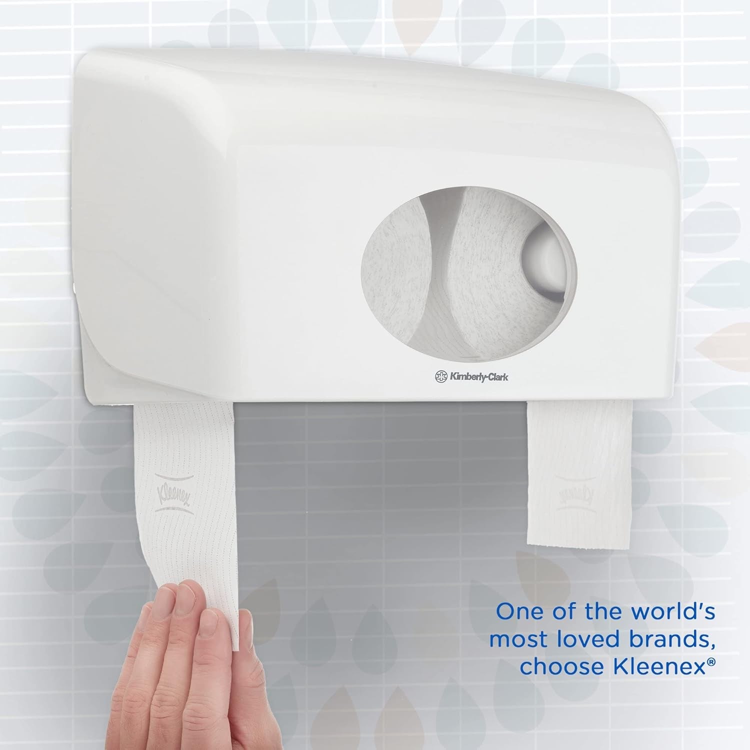 Papier toaletowy Kleenex Standard Roll 8441 – 2-warstwowy papier toaletowy – 6 opakowań po 6 rolek x 600 arkuszy każda, biały (łącznie 36 rolek/21 600 arkuszy)