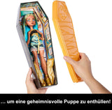 Lalki i akcesoria Monster High Buried Secrets, przytulny motyw Creepover z tajemniczą lalką i 5 niespodziankami po rozpakowaniu (liczby mogą się różnić), HYV64