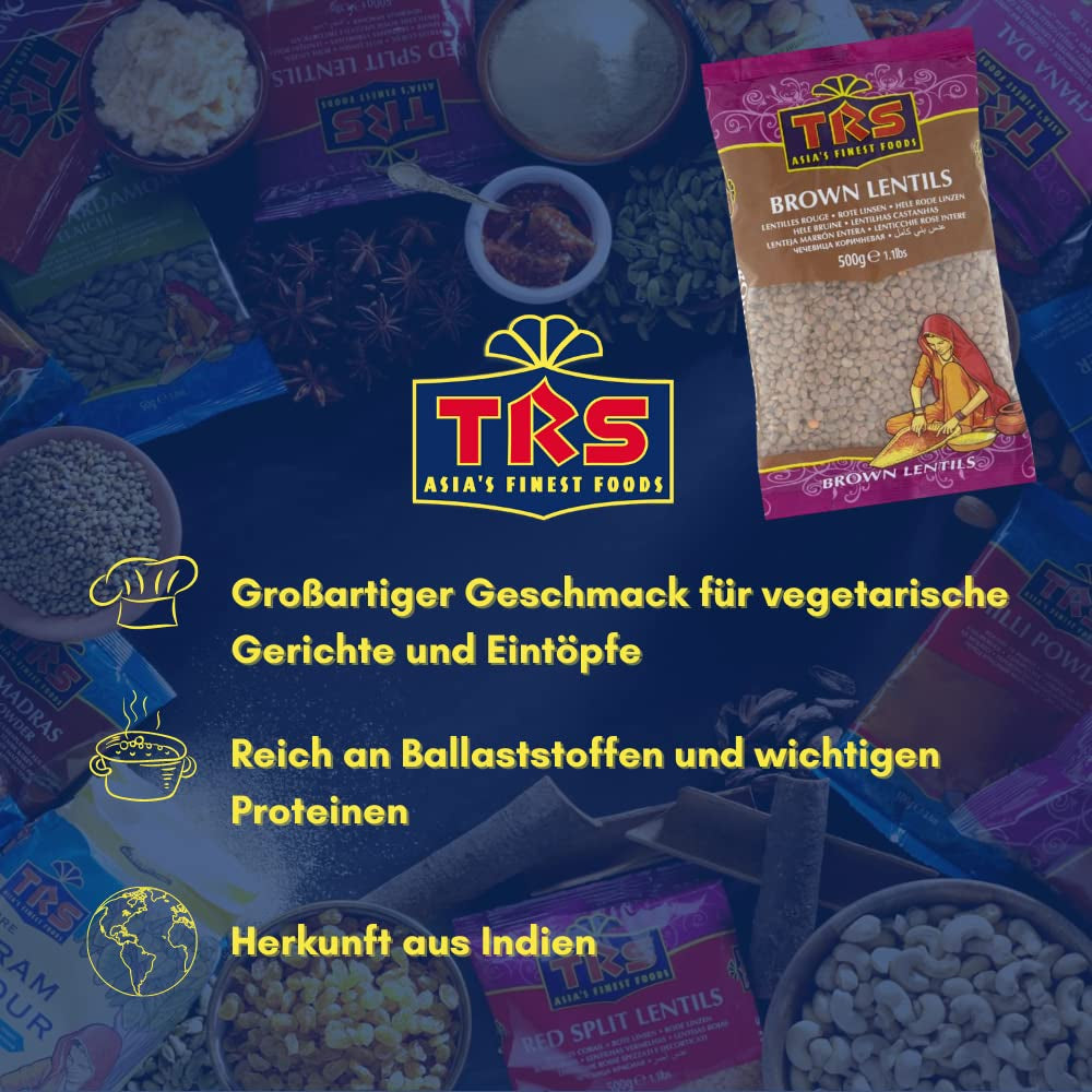 TRS - Soczewica brązowa cała - (1 x 500g)