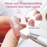 100 Stk Nail Art Schwamm Mit Metallgreifer, Nailart-Zubehör, Baby Boomer, Rendering-Werkzeuge Mit Greifer-Blöcken, Maniküre-Gradient Nail Art Schwamm, Für Pinselset, Nägel, Nageldesign-Zubehör