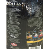 Kaffe, Bar Italia Espresso, gran crema (1 kg, torebka), opakowanie 1 szt