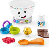 Fisher-Price Śmiej się i ucz, zabawka edukacyjna dla dzieci Magiczna miska do mieszania kolorów z muzyką i światłami na 6 miesięcy + Zabawki GJW20 Bebe Naty Shop Łóżko pojedyncze