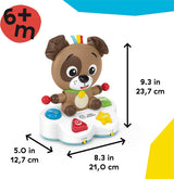 Baby Einstein, Drum & Learn Dean Muzyczna zabawka edukacyjna – multisensoryczna zabawka dla dziecka, 2 tryby gry, kolory, kształty i instrumenty, ponad 50 dźwięków, zabawki dla dzieci od 6 miesiąca życia Naty Shop