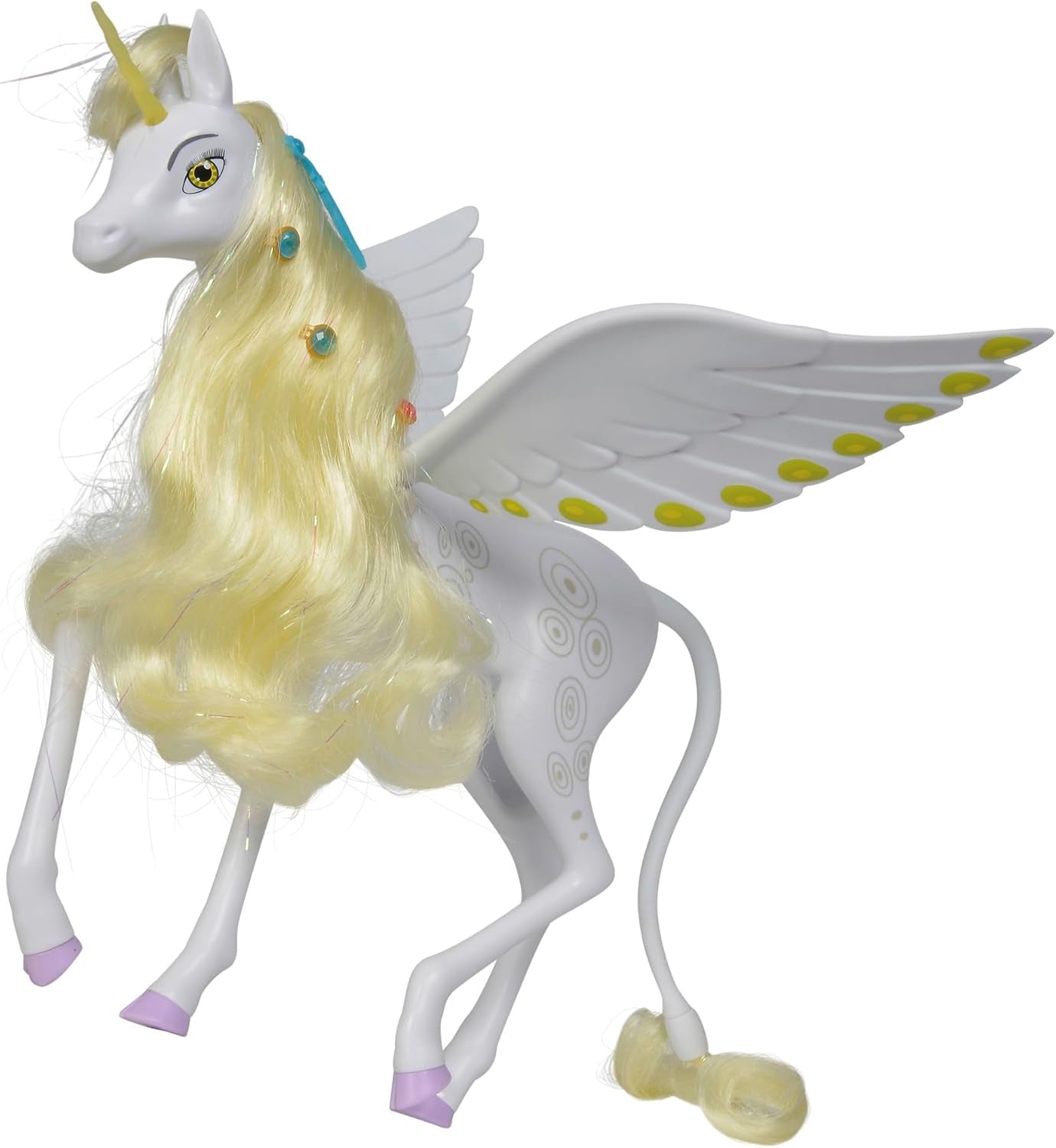 Simba 109480093 - Mia i ja Unicorn Onchao, z ruchomymi skrzydłami, spinkami do włosów, szczotką do stylizacji, koniem do zabawy, kucykiem, Centopią, od 3 lat, różowe lalki Naty Shop