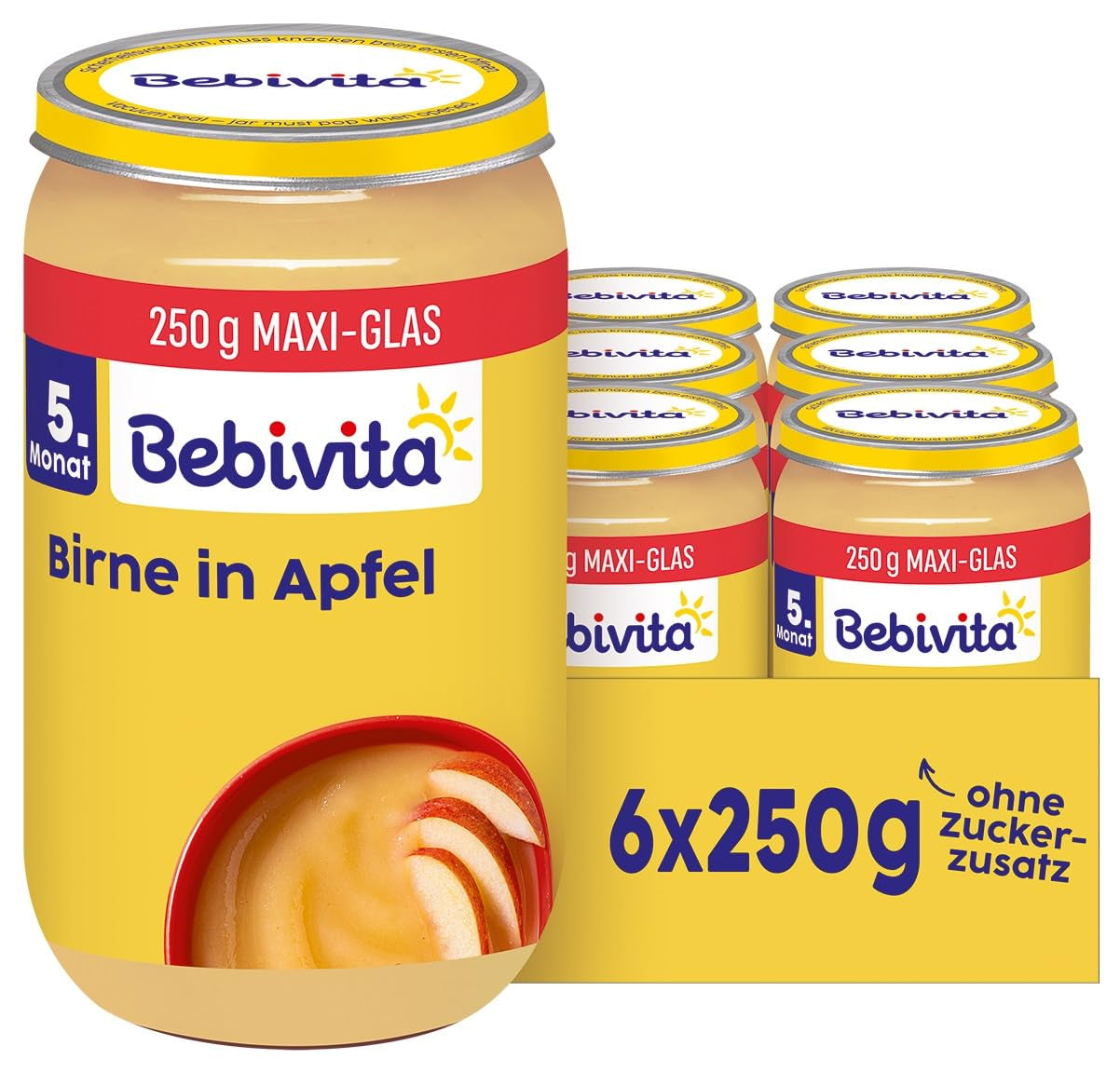 Früchte Birne w Apfel, 250g 6er Pack (6x250g)