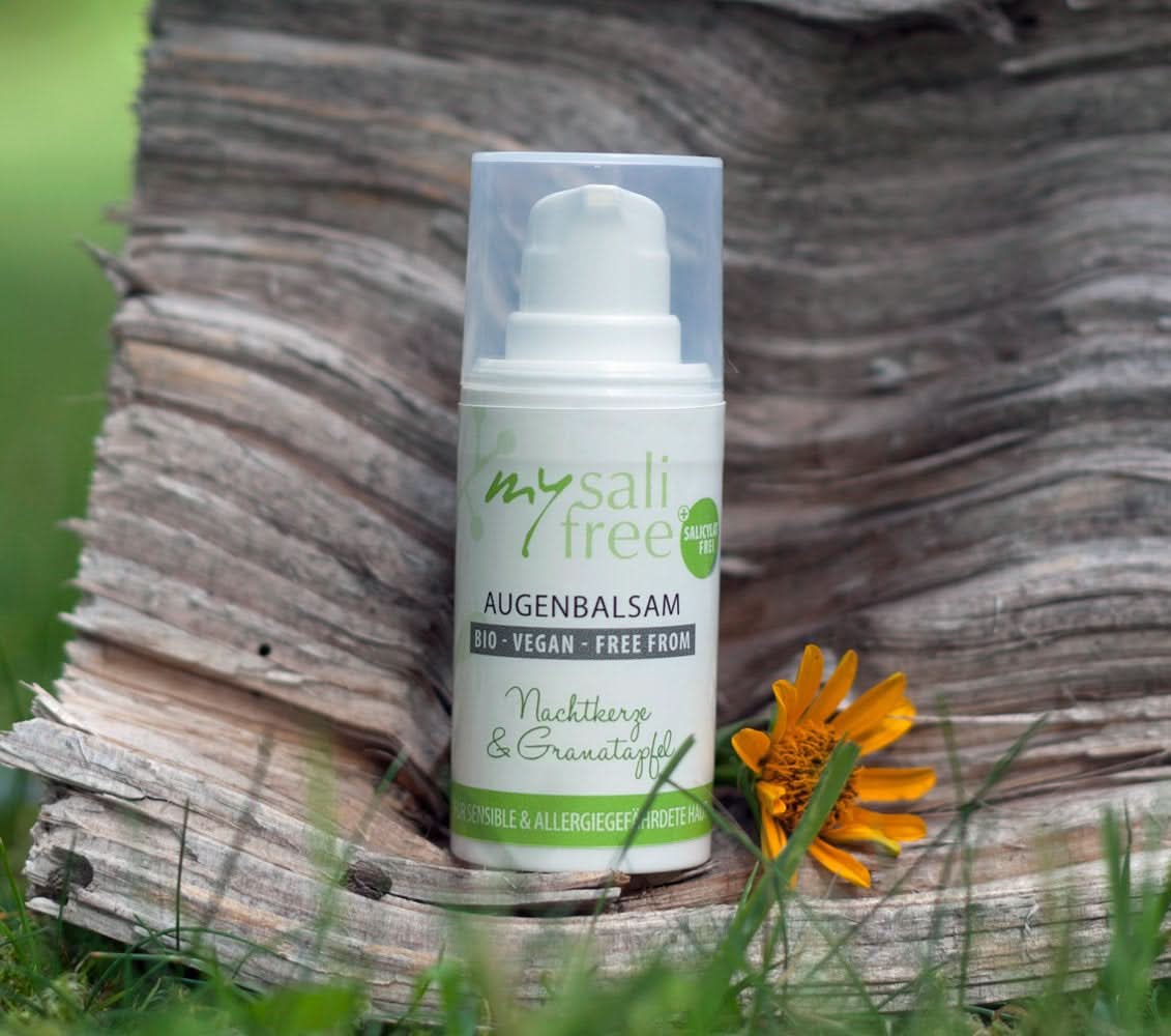 Mysalifree BIO BALSAM DO OCZY, intensywny krem ​​przeciwzmarszczkowy pod oczy do skóry wrażliwej z granatem i ochrą, 15 ml Kosmetyki i Uroda Naty Shop