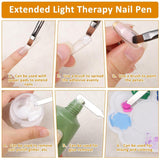 Zestaw 10 szpilek Stück Nailart, Pędzle do zdobienia paznokci Braun Nailart Design Pinsel Nageldesign Pinselfür Gelnägelfür Heimwerker Maniküre Salon Zuhause Zestaw szpilek do paznokci