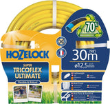 Wąż HOZELOCK – Ultramax 12,5 mm x 30 m, do 70% PVC pochodzącego z recyklingu, wytrzymały, odporny na warunki atmosferyczne, odporny na skręcanie, zginanie i zgniatanie, szary