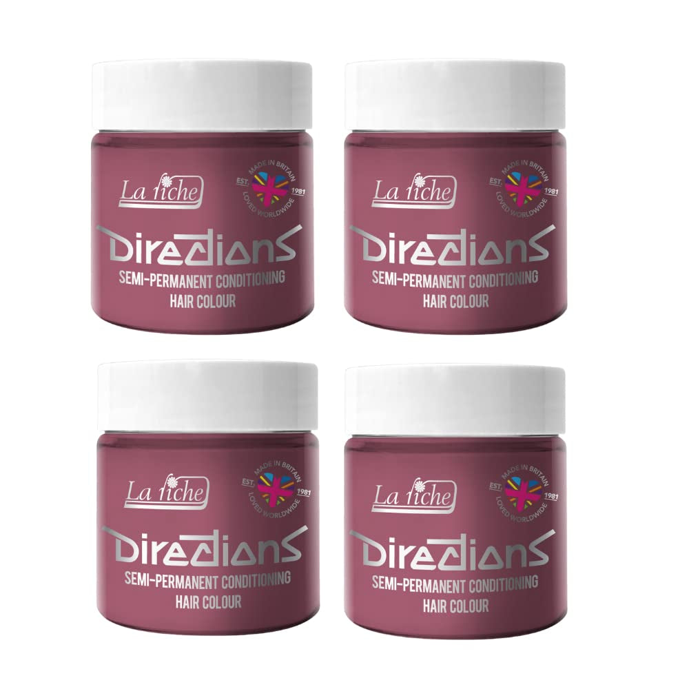 Sposób użycia Półtrwała farba do włosów 100 ml pudełko 4 opakowania (Pillarbox Red) Naty Shop Pastel Rose farba do włosów 100 ml (4 sztuki w opakowaniu)