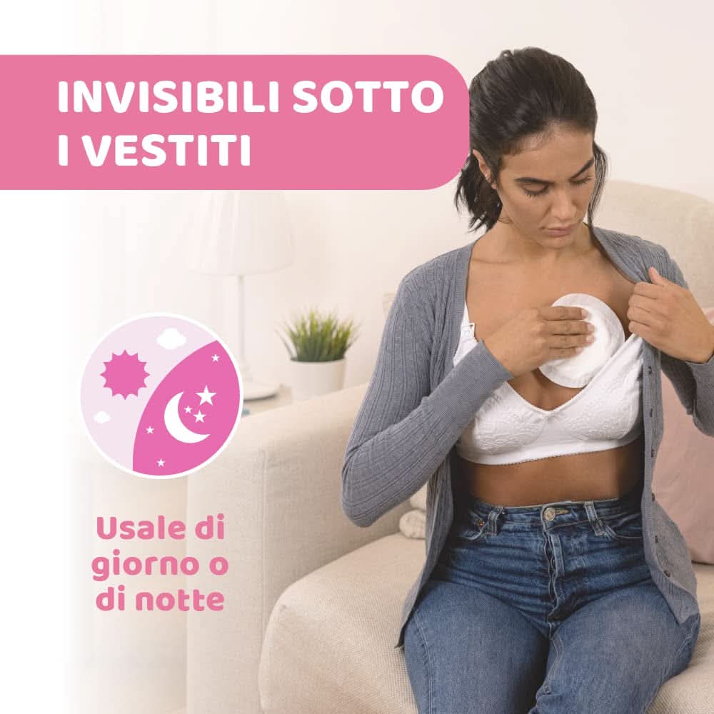 Chicco Acterielle Natural Feeling Wkładki laktacyjne, 30 sztuk Żywność i akcesoria do karmienia piersią Sklep Bebe Naty
