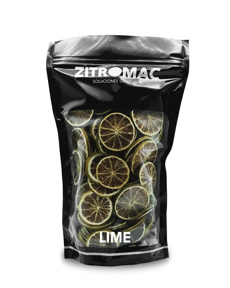 200gr Suszona limonka do koktajli|suszone owoce do bezcukrowych koktajli, dekoracji, wypieków, świąt Bożego Narodzenia, napojów, herbaty|100% naturalna Suszona limonka do ginu, koktajlowego wieczoru Produkty suszone Naty Shop Limonki