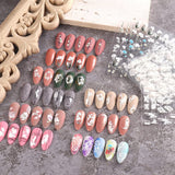 4 Blatt 3D Nagelsticker Frühling Blume Nagelaufkleber 5D Stereoskopisch Selbstklebend Nail Art Naklejka Dekoration Nageldesign Zubehör