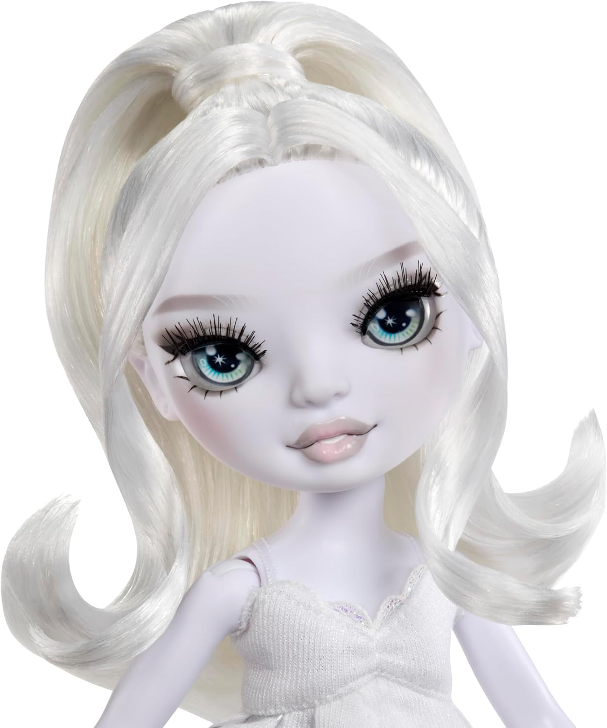 Rainbow High Shadow High Girl's Night Doll - Natasha Zima - 28 cm modna lalka w odcieniach szarości, białych włosów i srebrnego stroju z akcesoriami i grzebieniem - Dla kolekcjonerów i dzieci w wieku od 6 lat