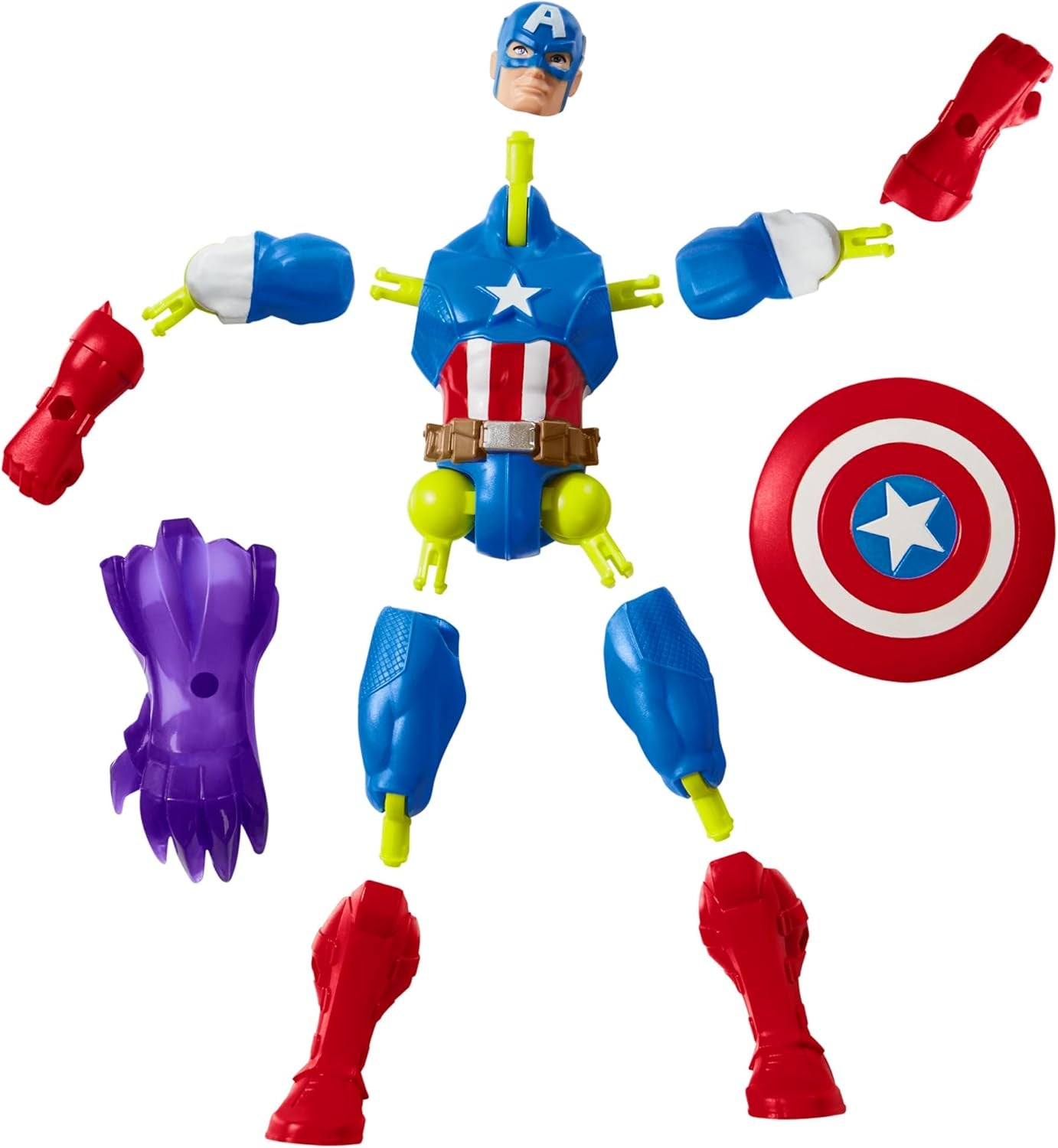Mixmashers Marvel Captain America Avengers Mix-And-Match Figurka i akcesoria Figurki Naty Shop