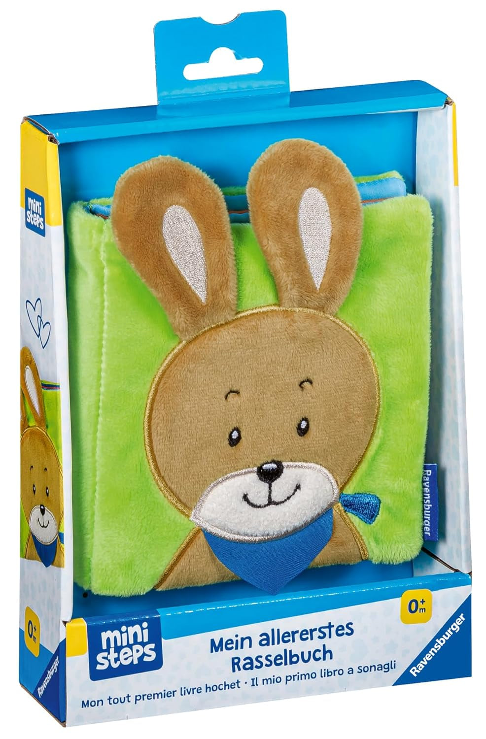 ministeps: Moja pierwsza książeczka z grzechotkami: Od 0 miesiąca Jucarii Bebe Naty Shop