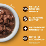 Lily's Kitchen Mokra karma dla dorosłych kotów, z naturalnych składników, pyszne kawałki w sosie, opakowanie zbiorcze, 8 pudełek x 85 g