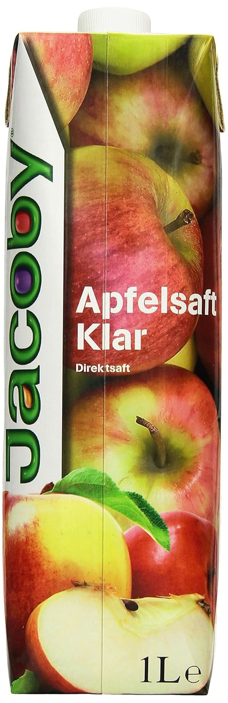 Jacoby 100% klarowny sok jabłkowy 6 x 1 litr Napoje bezalkoholowe Naty Shop