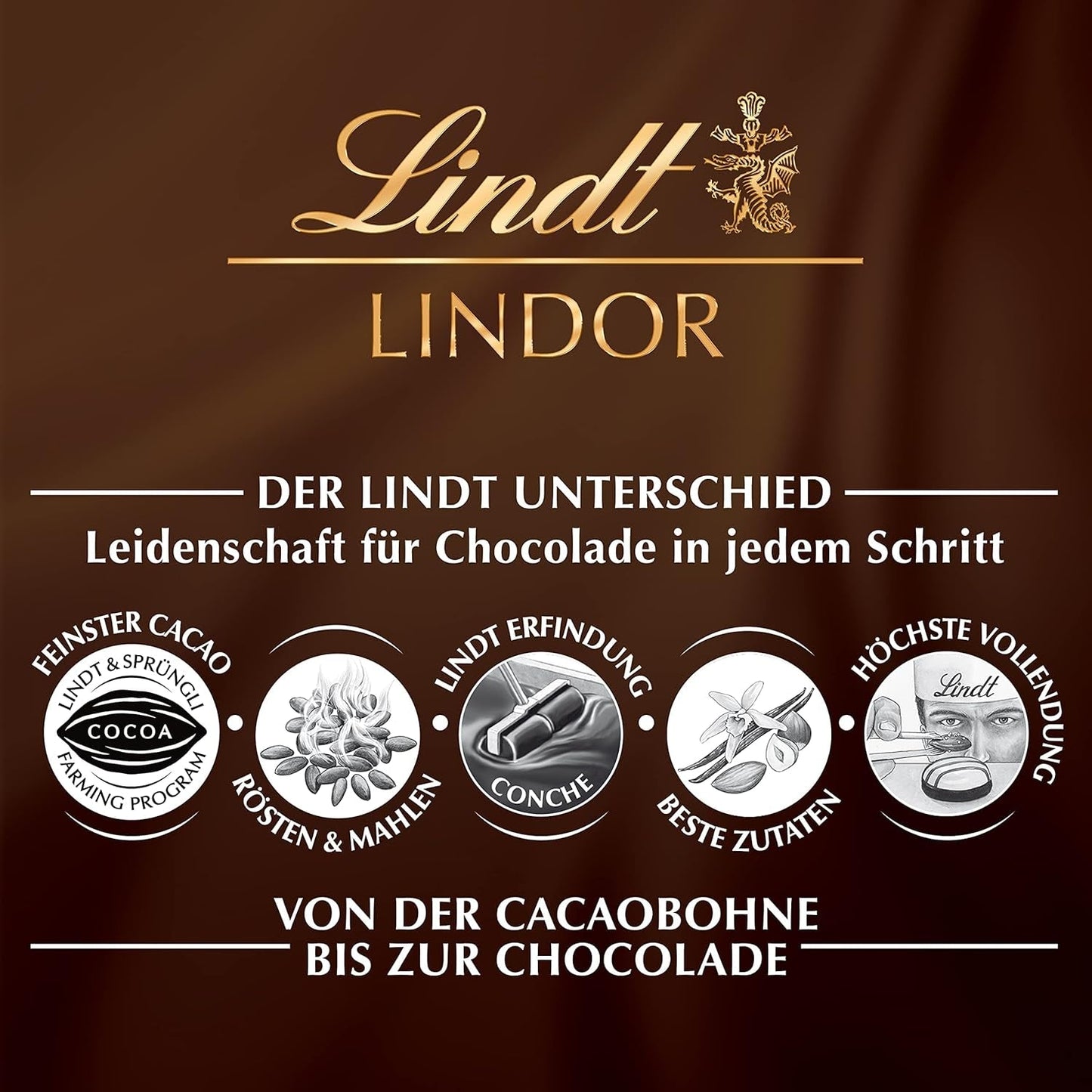 Kulki Lindt z białej czekolady LINDOR | Worek 137g | Około. 10 kulek z białej czekolady z rozpływającym się w ustach nadzieniem | Prezent czekoladowy | Czekoladowy prezent