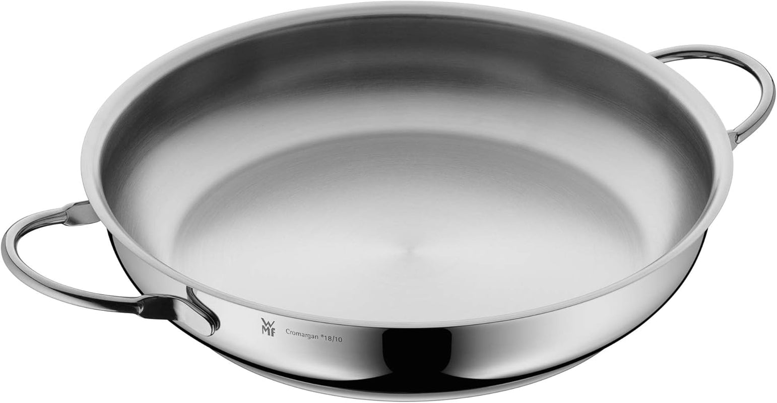 Forma do serwowania/smażenia WMF Profi 28 cm indukcyjna, patelnia ze stali nierdzewnej Cromargan, garnki i patelnie bez pokrywki Naty Shop 28 cm