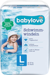 Pieluchy kąpielowe rozmiar L (10 - 14 kg), opakowanie 12 szt