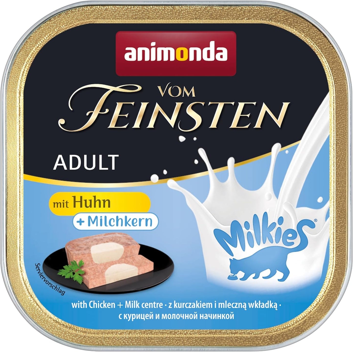 animonda Vom Feinsten Mokra karma dla dorosłych kotów, odmiana kurczaka, 6 x 100 g