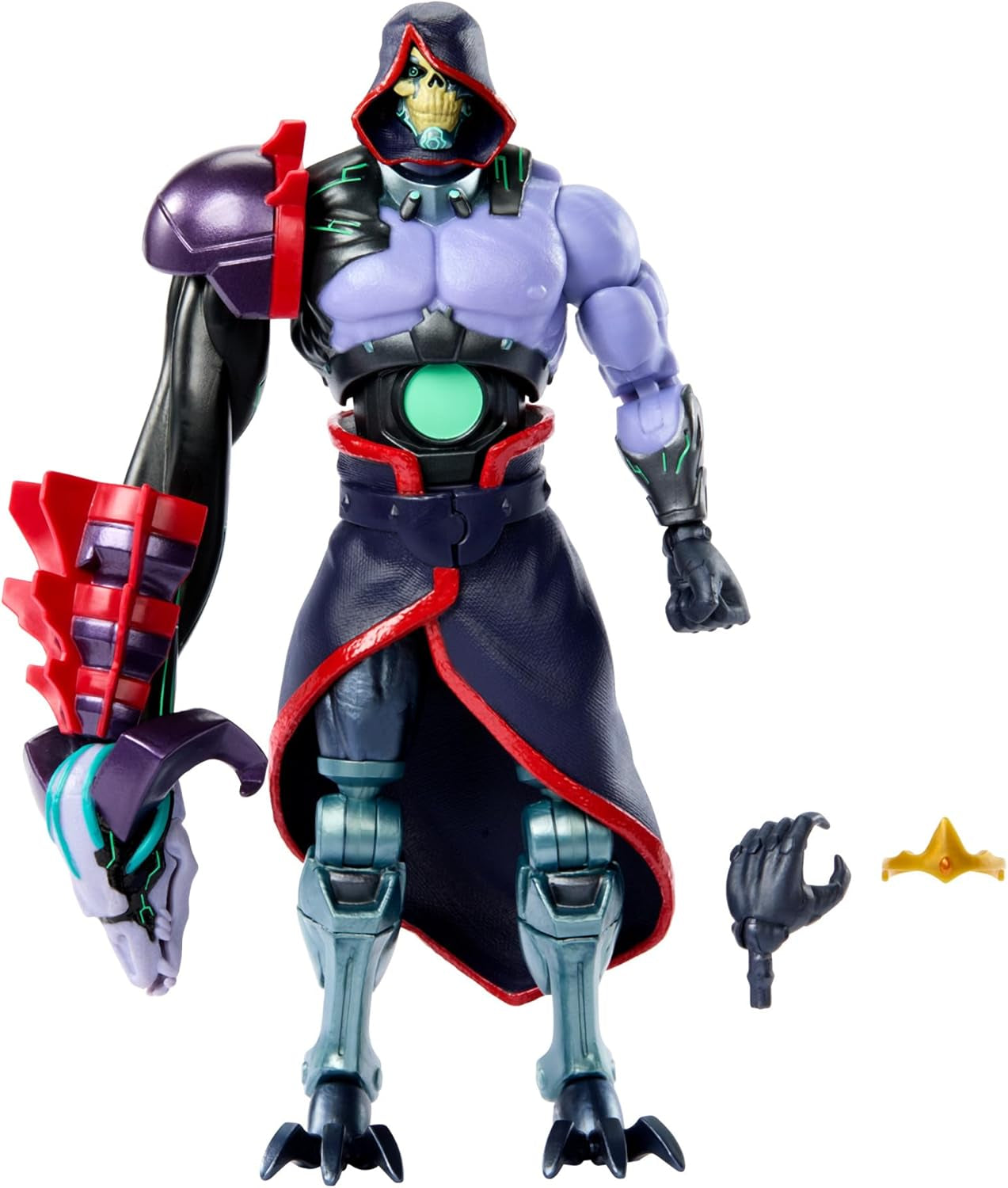 Masters of the Universe: Revolution Masterverse Skeletor Figurka Kolekcjonerska Figurka z 30 punktami ruchu i ruchomym ramieniem robota Motu Toy HYC46 Figurki Naty Shop Domyślny tytuł